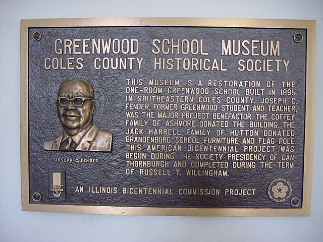 Greenwood plaque